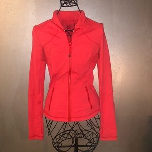 Dark orange lululemon athletica jacket